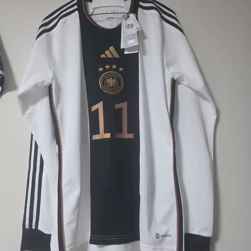 [BUNJANG] Adidas 2022-24 Germany National Team Reus Long Sleeve Replica Jersey / 22-24  독일 국대 로이스 유니폼 긴팔 판매 (95S/택)