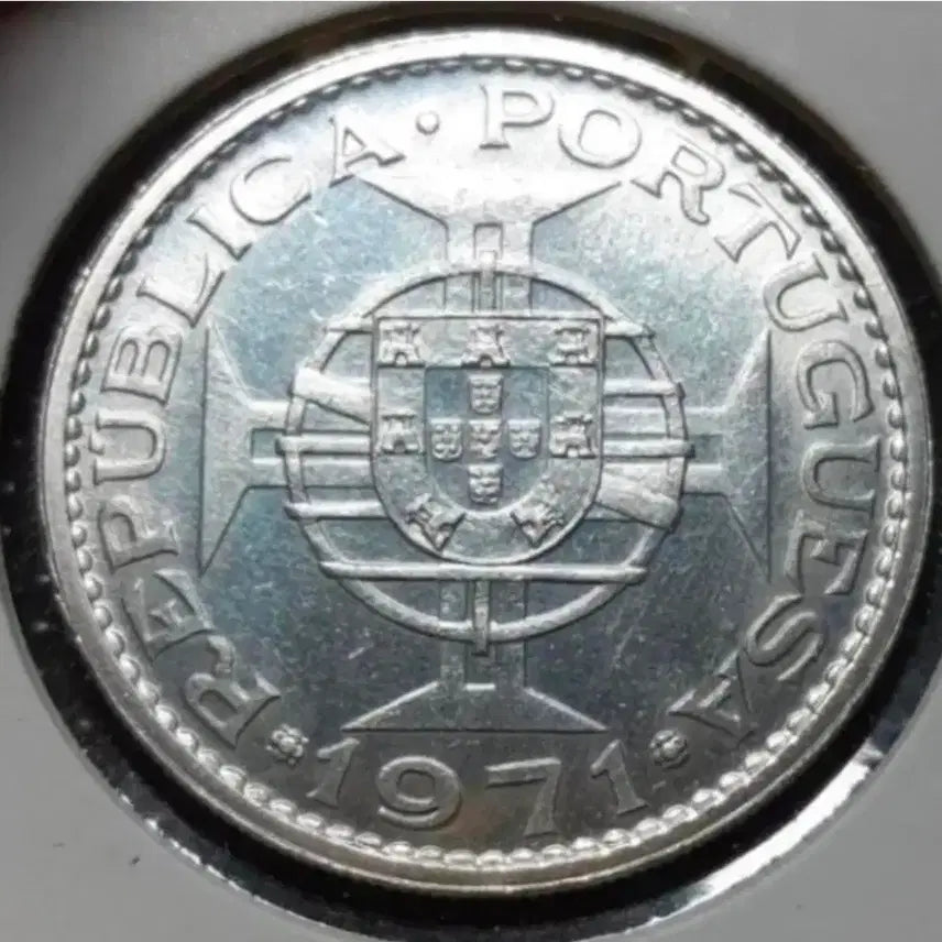 [BUNJANG] 1971 Macau 5 Pataca Large Silver Coin / [은화] 마카오 미사용 1971년 5파타카 대형은화.외국주화.주화 화폐