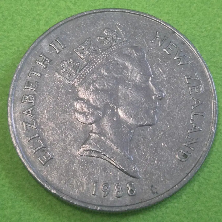 [BUNJANG] 1988 New Zealand 20 Cent Coin / 1988 뉴질랜드 20센트 동전 M3603