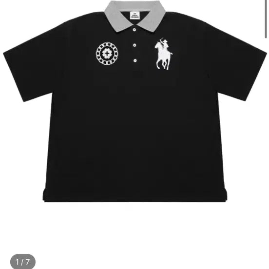 [BUNJANG] Majestic Cowboys Polo Black / [L] mjd 카우보이 폴로 블랙