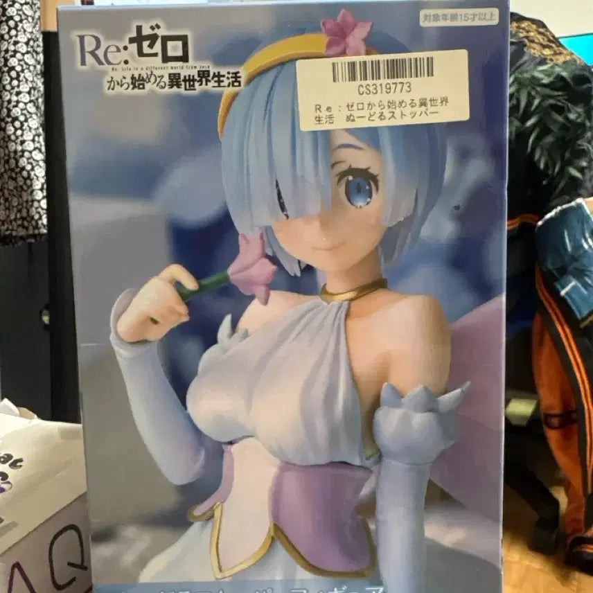 [BUNJANG] Re:Zero Starting Life in Another World Rem Noodle Stopper Figure (Flower Fairy Illustration) / Re:제로부터 시작하는 이세계 생활 렘 피규어