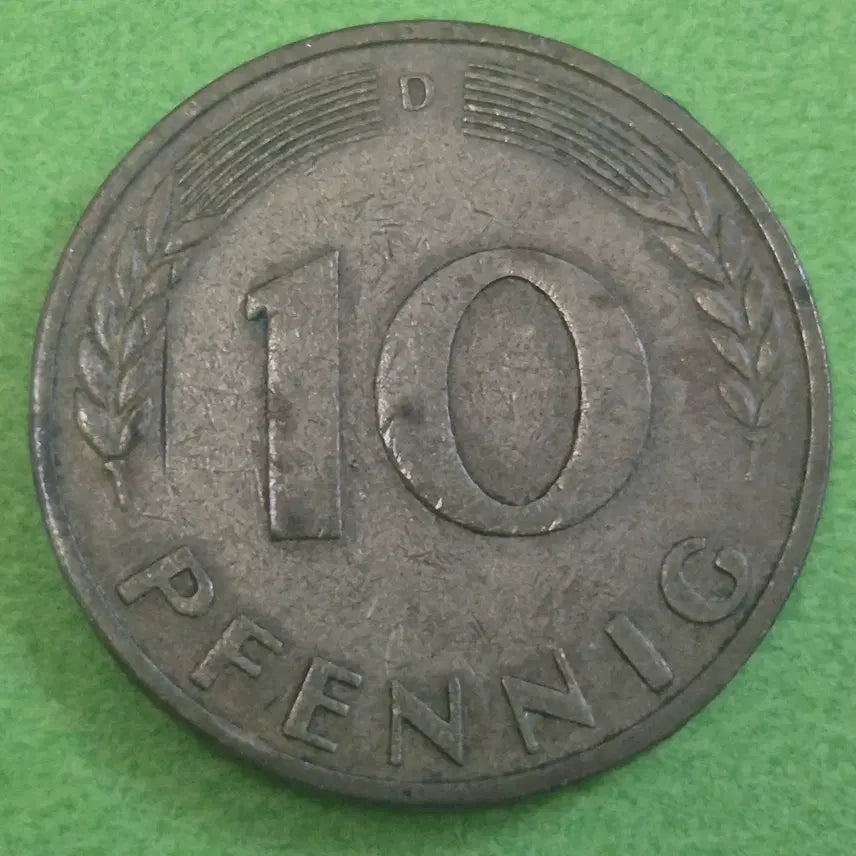 [BUNJANG] 1950 Germany 10 Pfennig Coin / 1950 독일 10페니히 동전 M3607