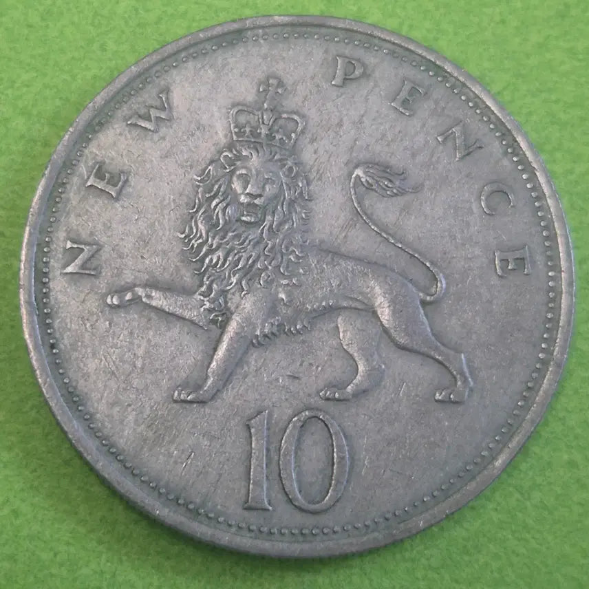 [BUNJANG] 1969 UK 10 Pence Coin / 1969 영국 10펜스 동전 M3610