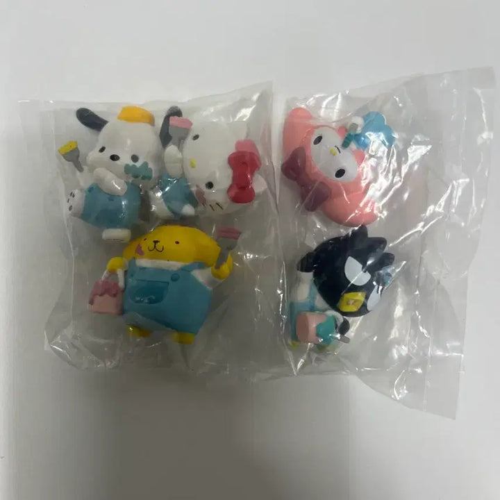 [BUNJANG] Sanrio Paint Gacha Figure 5 Types Bundle Set / 산리오 페인트 가챠 피규어 5종 일괄