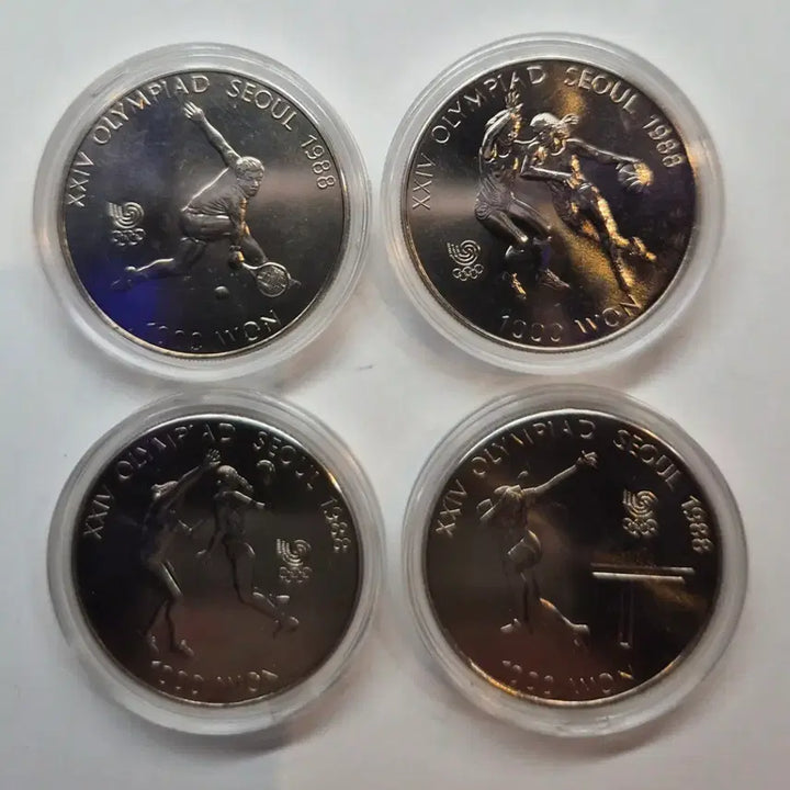 [BUNJANG] 1988 Seoul Olympics Commemorative 1000 Won Note 4-Type Set / 1988 서울 올림픽 기념 천원 4종세트