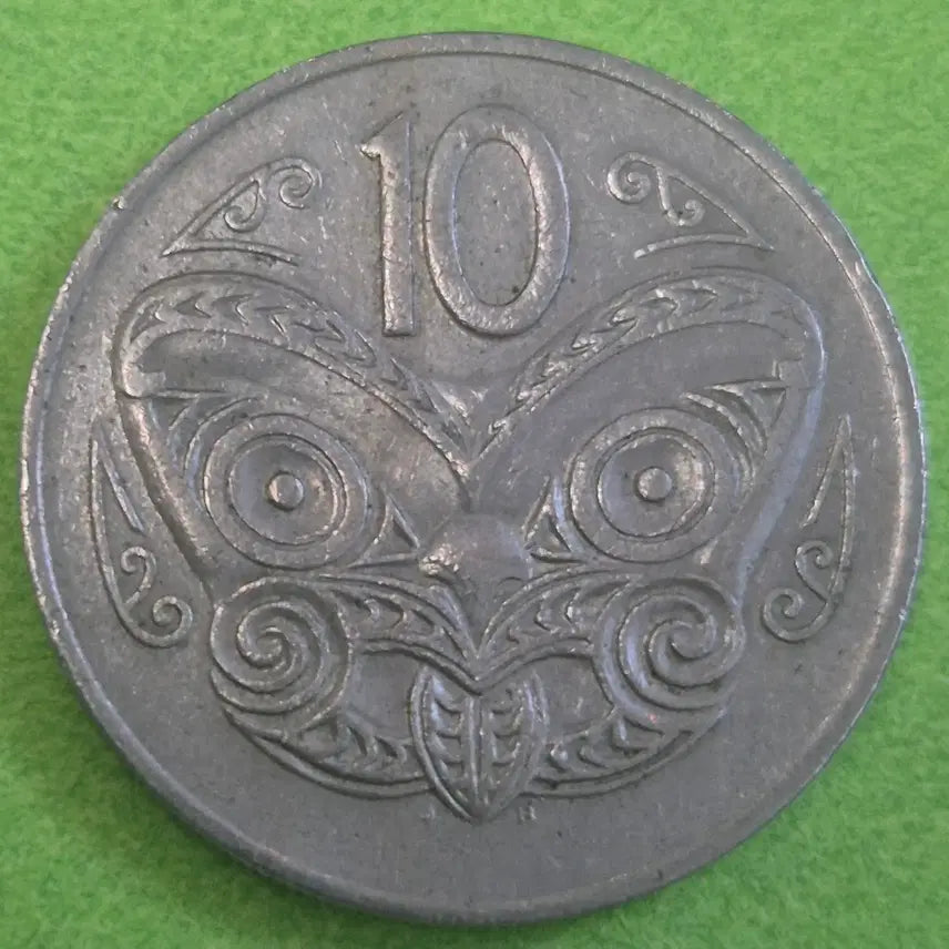 [BUNJANG] 1974 New Zealand 10 Cent Coin / 1974 뉴질랜드 10센트 동전 M3616