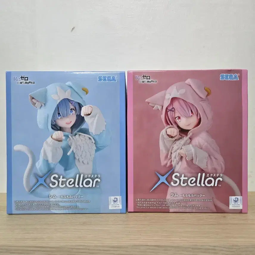 [BUNJANG] Re:Zero Ram Rem Cat MoeMoe Figure Set (Sealed Bundle) / 미개봉/일괄] 리제로 렘 람 고양이 모후모후 피규어 세트