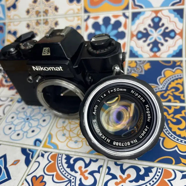 [BUNJANG] Nikon Nikkor-S Auto 50mm F1.4 "Sunflower" Lens with Nikomat EL Body (Service) / 바디서비스 니콘 Nikkor-S Auto 50mm F1.4