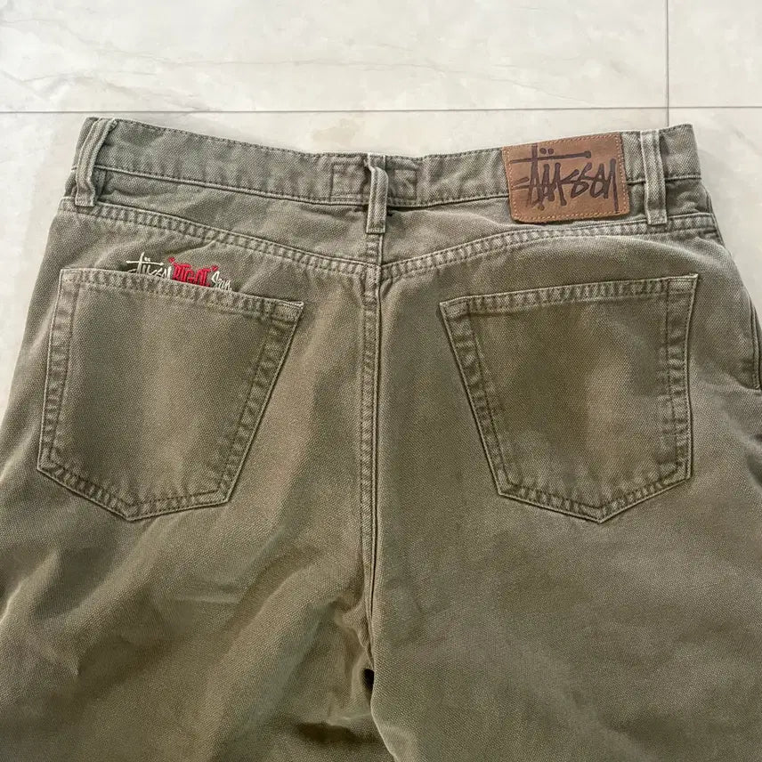 [BUNJANG] Stussy Big Ol Jeans Khaki / 스투시 빅올진  카키
