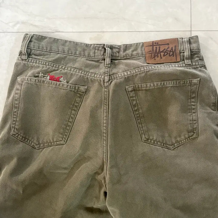 [BUNJANG] Stussy Big Ol Jeans Khaki / 스투시 빅올진  카키