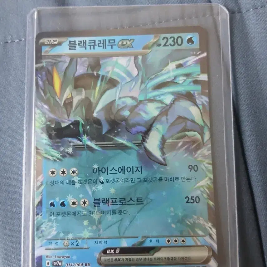 [BUNJANG] Pokémon Card Black Cures EX RR / 블랙큐레무 EX RR