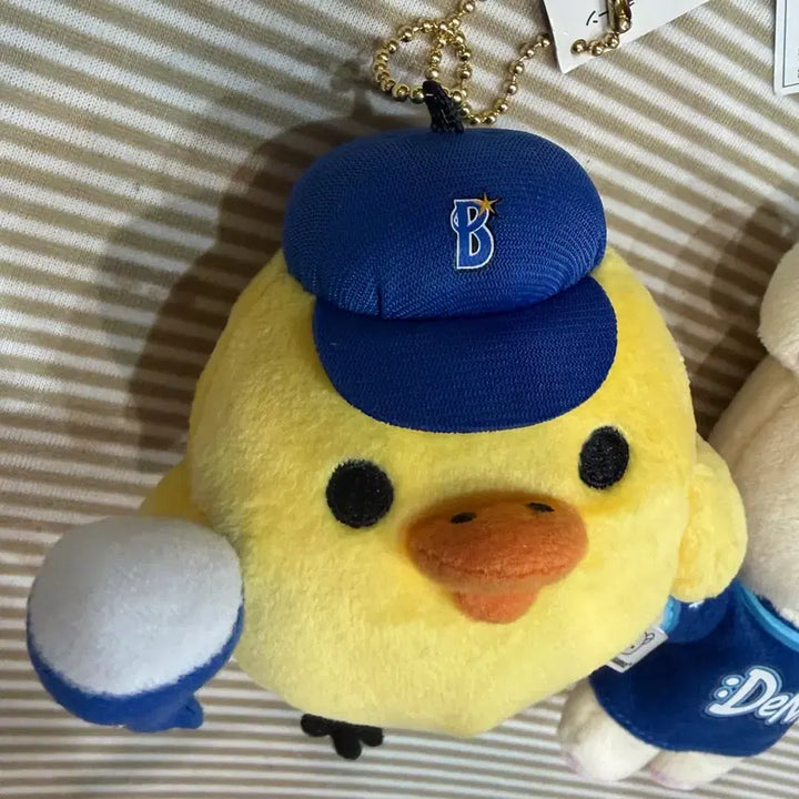 [BUNJANG] Yokohama DeNA BayStars x Rilakkuma Collaboration Mascot Keychain Set 2016 / 2016 요코하마 DeNA 베이스타즈 리락쿠마 콜라보 공식 굿즈