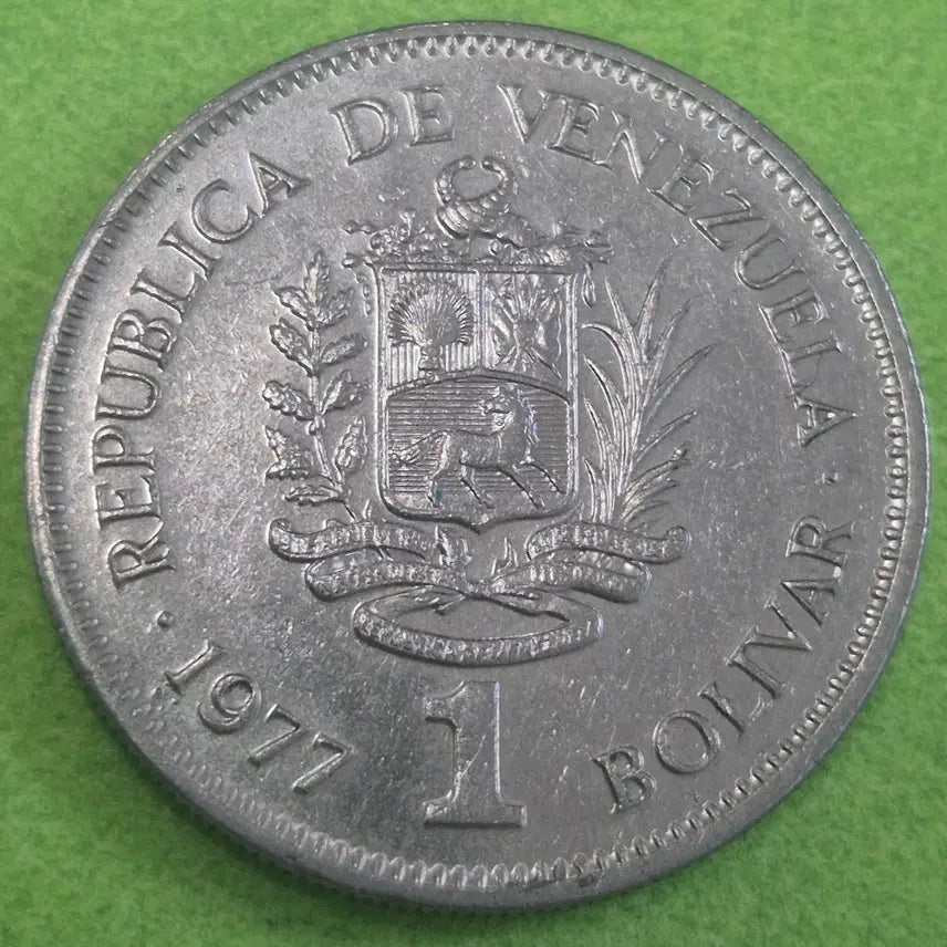 [BUNJANG] 1977 Venezuela 1 Bolivar Coin / 1977 베네수엘라 1볼리바르 동전 M3624