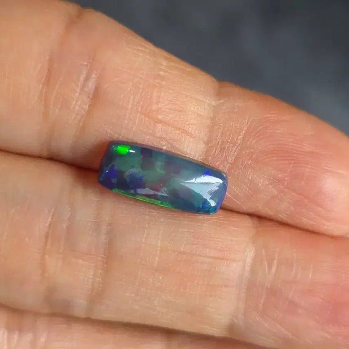 [BUNJANG] Natural Ethiopian Opal Loose Gemstones Set (Oval/Marquise &amp; Round Cabochon) / [천연석] 유색 효과 영롱한 천연 에티오피아 오팔 나석 2종 세트