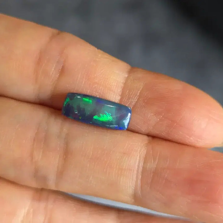 [BUNJANG] Natural Ethiopian Opal Loose Gemstones Set (Oval/Marquise &amp; Round Cabochon) / [천연석] 유색 효과 영롱한 천연 에티오피아 오팔 나석 2종 세트
