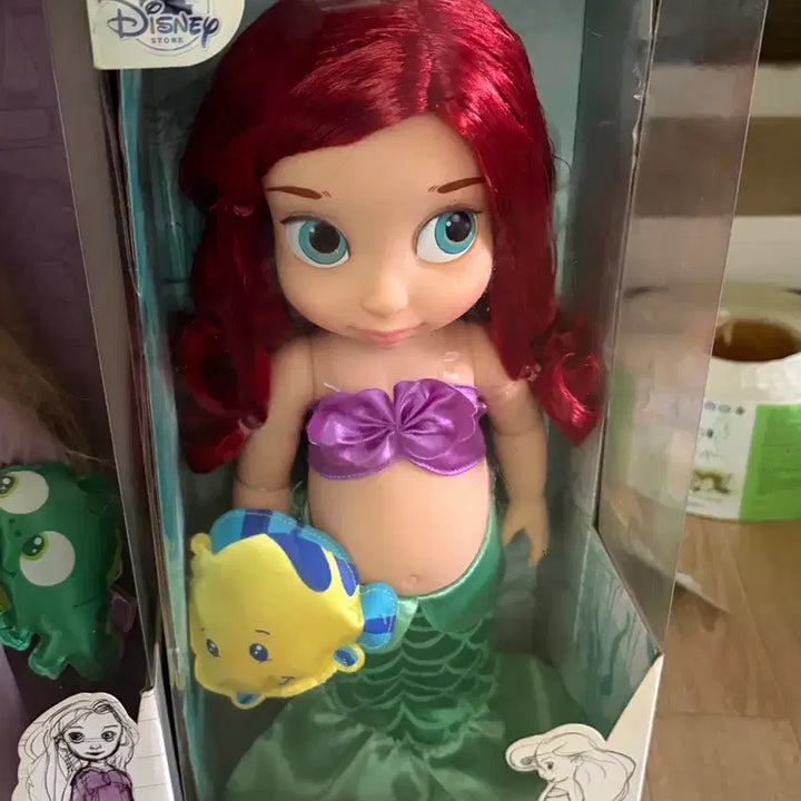 [BUNJANG] Disney Princess Baby Doll - Ariel &amp; Rapunzel / 디즈니랜드 베이비돌 인형 / 인어공주 에리얼 라푼젤
