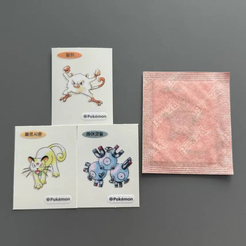 [BUNJANG] Pokemon Bread 30th Anniversary Artwork Stickers Bundle Set (4 Types) / 포켓몬빵 30주년 아트웍 띠부띠부씰 4종 일괄판매