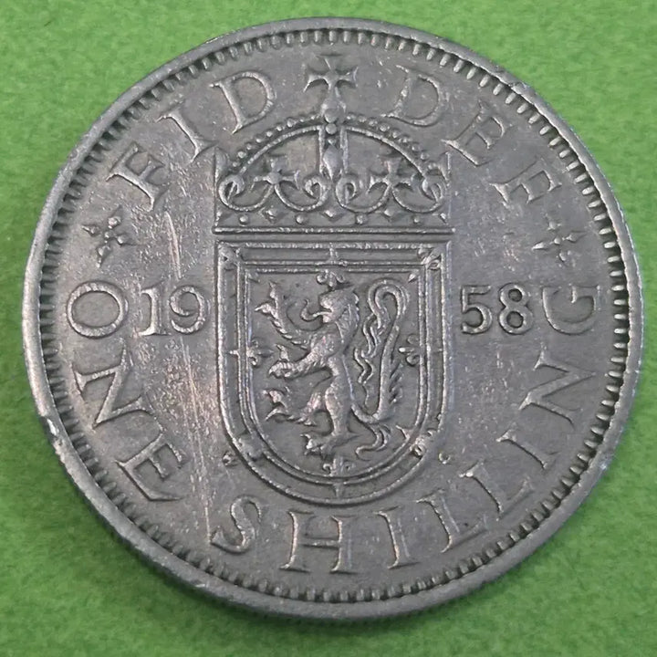 [BUNJANG] 1958 United Kingdom 1 Shilling Coin / 1958 영국 1실링 동전 M3635