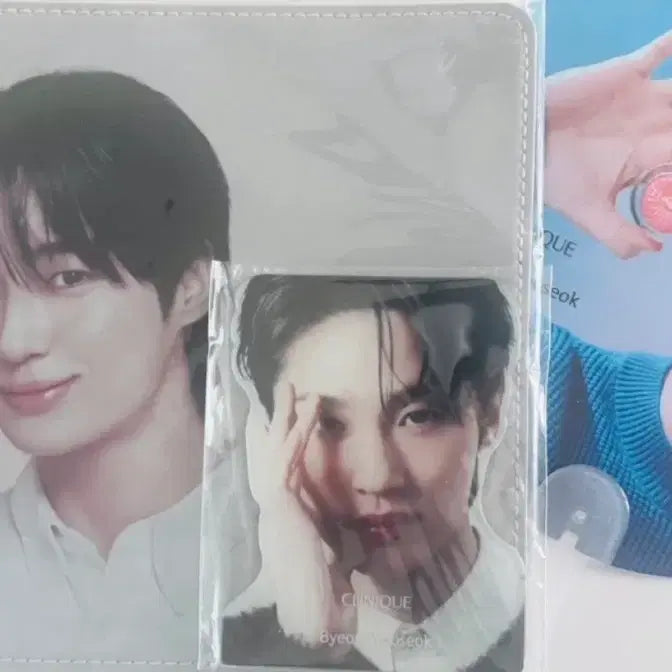 [BUNJANG] Byun Woo-seok Clinique Goods Set Mousepad Mirror Fan / 변우석 크리니크 굿즈 세트