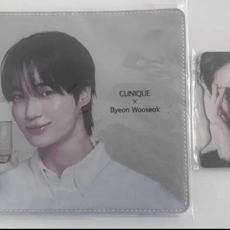 [BUNJANG] Byun Woo-seok Clinique Goods Set Mousepad Mirror Fan / 변우석 크리니크 굿즈 세트