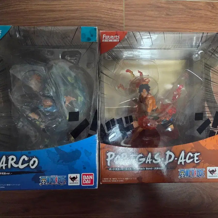 [BUNJANG] Figuarts Zero Marco &amp; Ace Figures (Opened, Unused) / (개봉o전시x)피규어 아츠제로 마르코 / 에이스 피규어 2종
