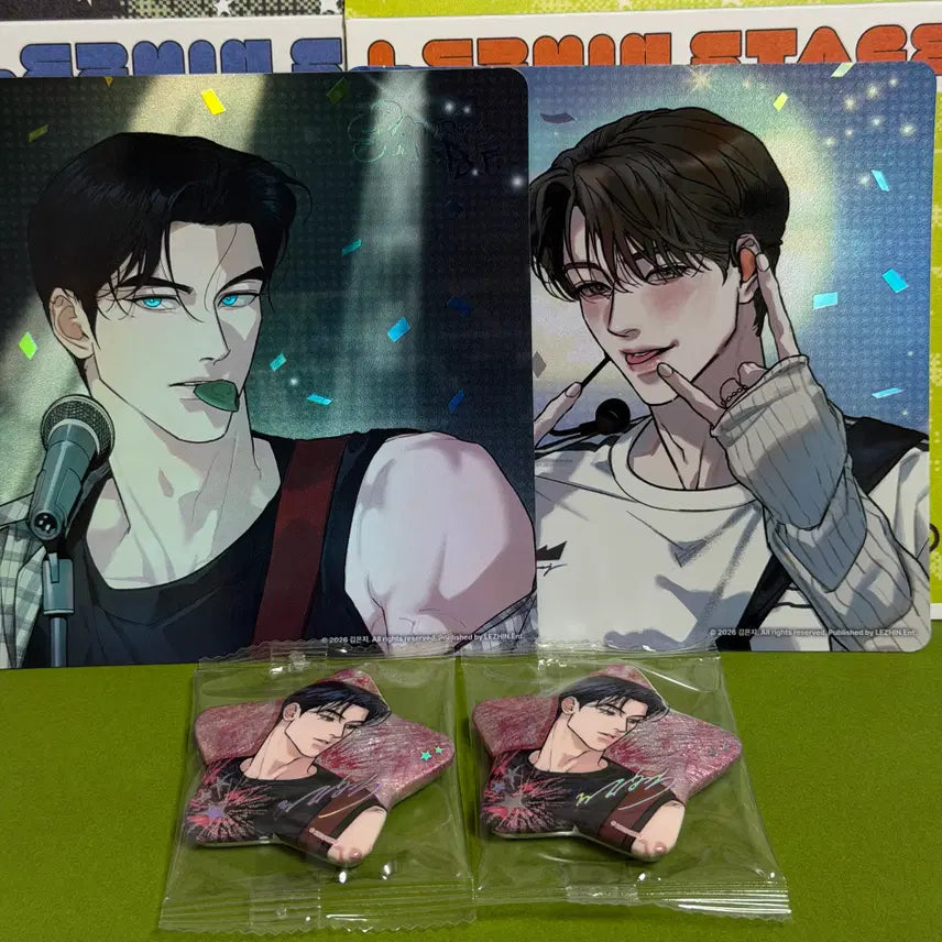 [SOLD OUT] 스파클즈 리미티드런 뱃지 2개, 엽서 2종
