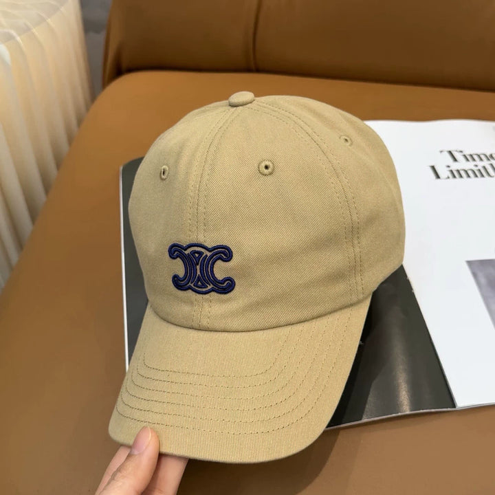 [SOLD OUT] 베이지 자수 로고 볼캡 캡모자 남녀공용