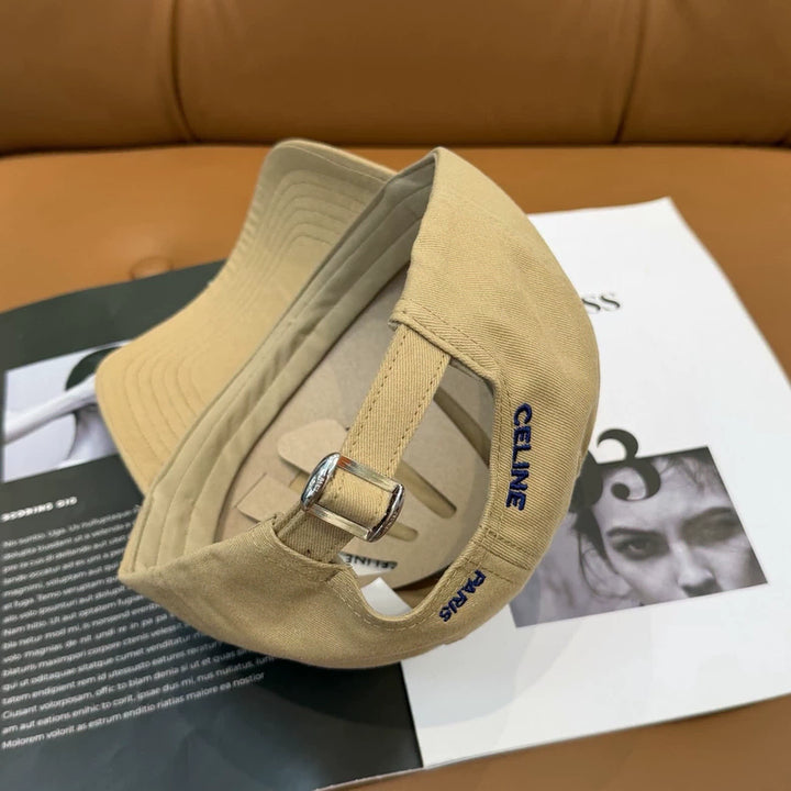 [SOLD OUT] 베이지 자수 로고 볼캡 캡모자 남녀공용