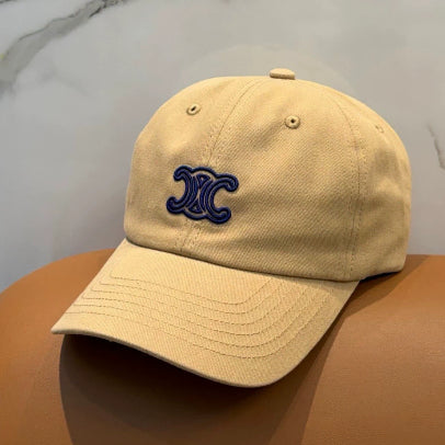 [SOLD OUT] 베이지 자수 로고 볼캡 캡모자 남녀공용
