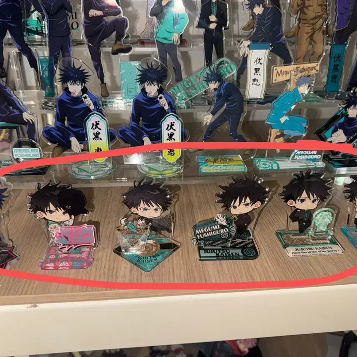 [BUNJANG] Jujutsu Kaisen Megumi Fushiguro Acrylic Stand Bundle Set (6 types) / 주술회전 메구미 후시구로 아크릴 스탠드 6종