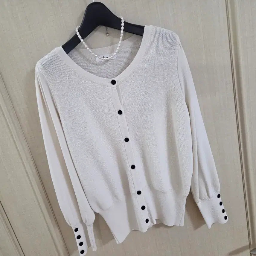 [BUNJANG] Merci Luxurious Puff Cardigan / 메르시 고급스런 퍼프가디건