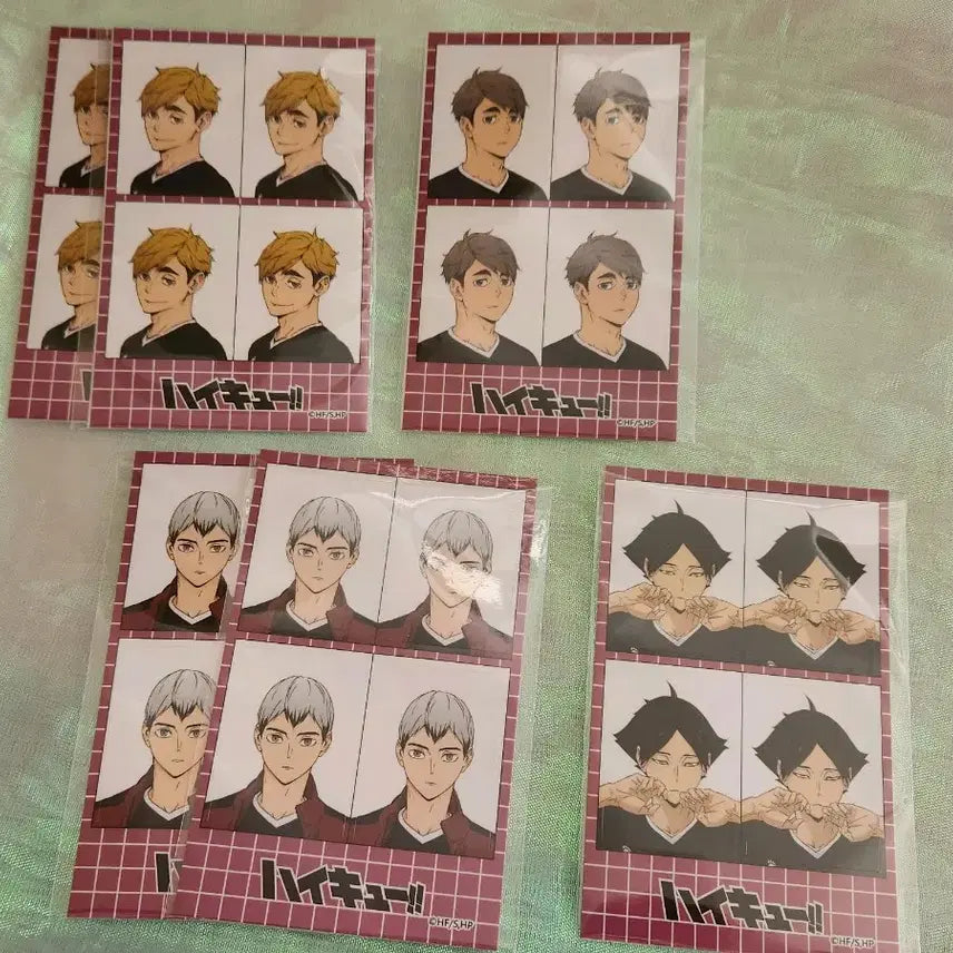 [BUNJANG] Haikyuu!! Character Photo Cards Merchandise / 하이큐 지류굿즈 증명사진 굿즈