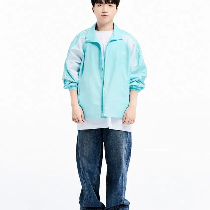 [BUNJANG] 2024 T1 Windbreaker Jacket Mint Size 2 / 2024 t1 유니폼 바람막이자켓 윈드브레이커 멤버십 민트 2사이즈