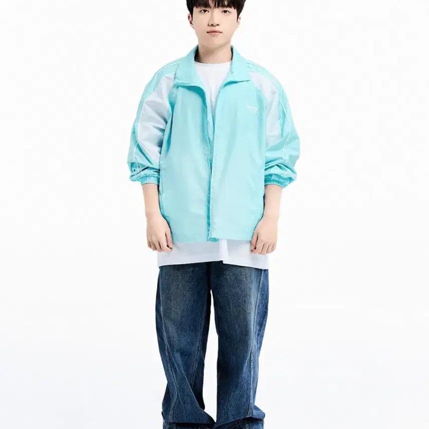 [BUNJANG] 2024 T1 Windbreaker Jacket Mint Size 2 / 2024 t1 유니폼 바람막이자켓 윈드브레이커 멤버십 민트 2사이즈