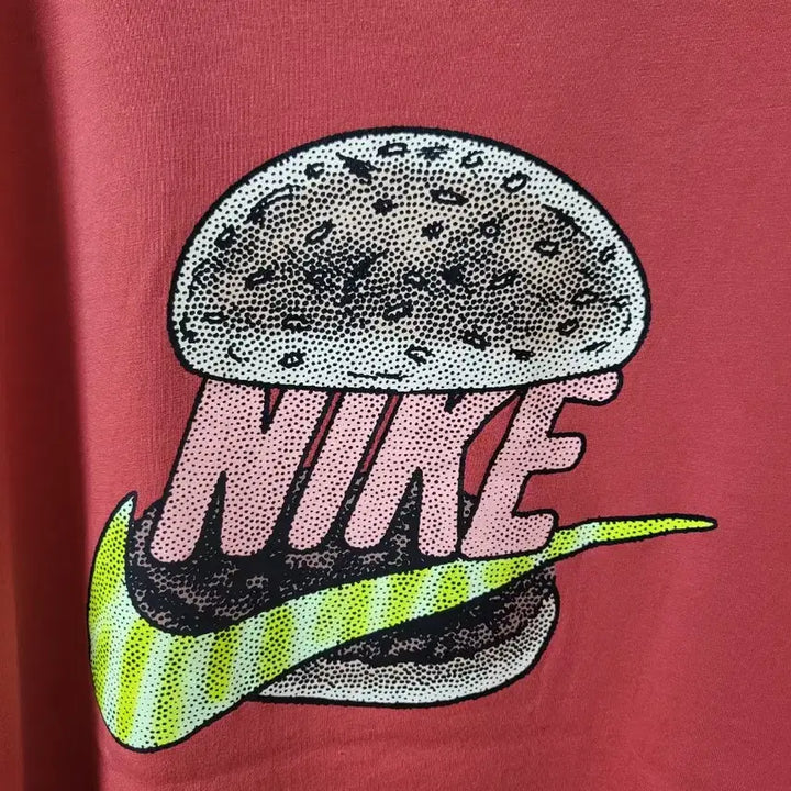 [BUNJANG] Nike Burger Graphic Short Sleeve T-Shirt / 나이키 버거 반팔 티셔츠