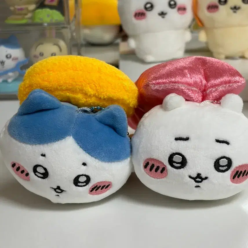 [BUNJANG] Chiikawa Sushi Mascot Bundle Set (Hachiware Included) / 치이카와 스시 마스코트 , 하치와레 스시 마스코트 일괄