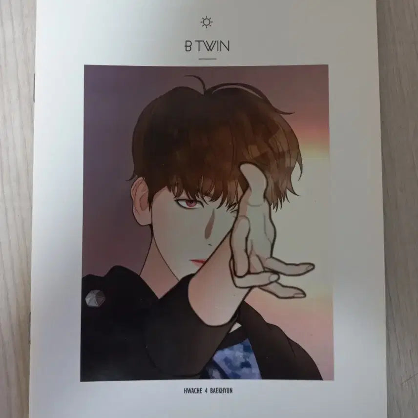 [BUNJANG] Baekhyun Fan Art Book, Postcards, Stickers Bundle Set / 백현 팬아트북, 팬아트엽서, 스티커