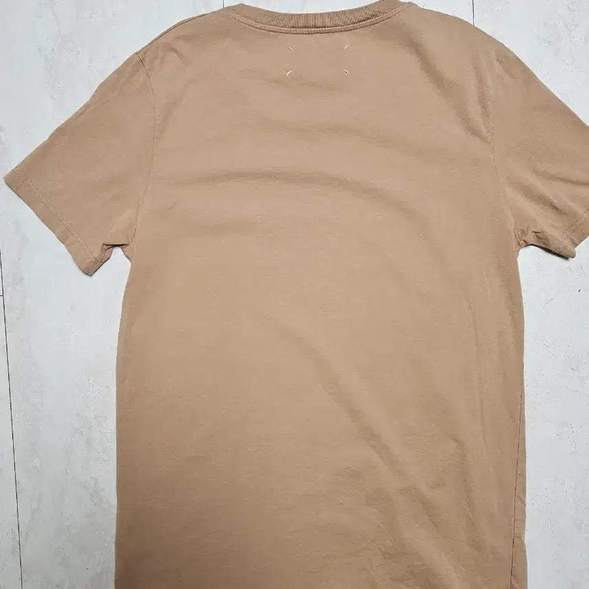 [BUNJANG] Maison Margiela Beige Short Sleeve T-Shirt / [L]마르지엘라 베이지 반팔 티셔츠