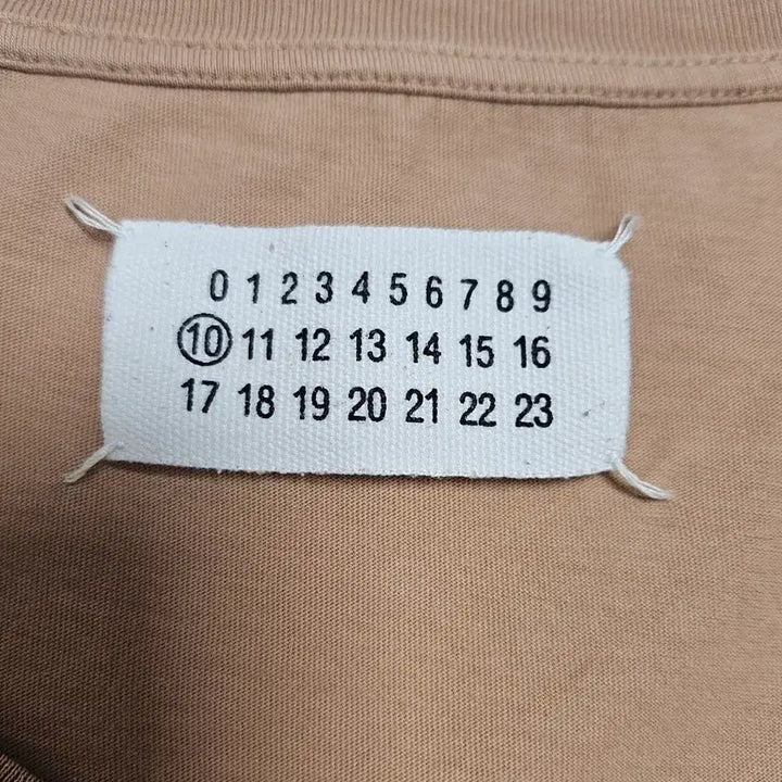[BUNJANG] Maison Margiela Beige Short Sleeve T-Shirt / [L]마르지엘라 베이지 반팔 티셔츠