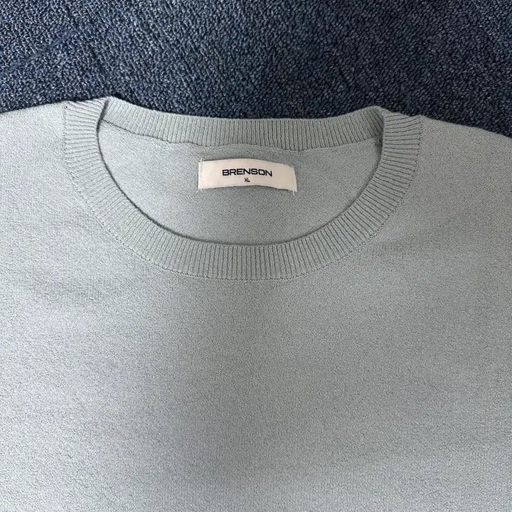 [BUNJANG] Brenson Washable Round Cropped Short Sleeve Knit / [브렌슨] 워셔블 라운드 크롭 반팔니트