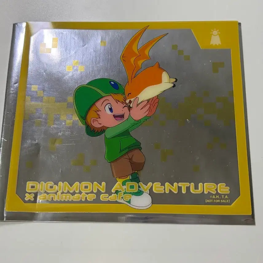 [BUNJANG] Digimon Adventure Takuya &amp; Palmon Shikishi (Animate 50,000 KRW Special) / 디지몬 어드벤처 애니메이트 5만원 특전 리키 파닥몬 색지