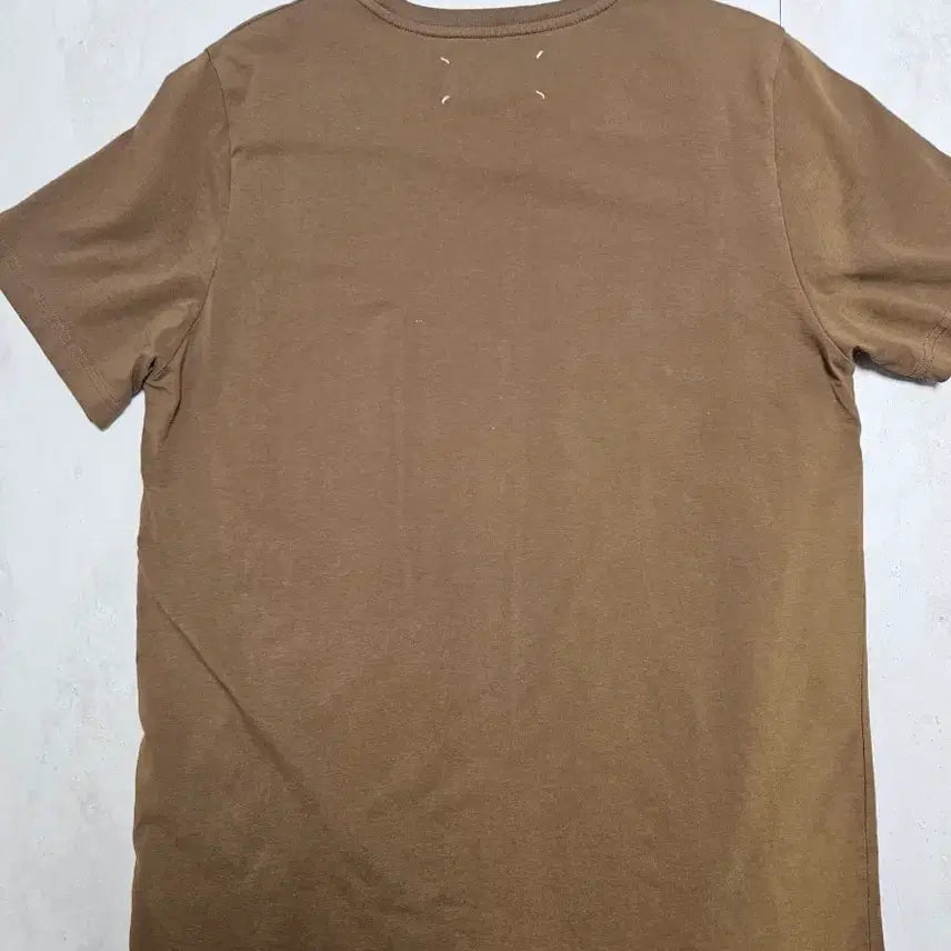 [BUNJANG] Maison Margiela Brown Short Sleeve T-Shirt / [L]마르지엘라 브라운 반팔 티셔츠