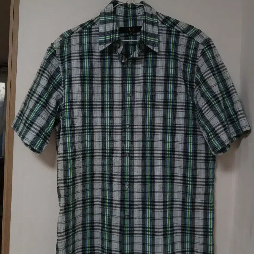 [BUNJANG] Daks Check Short Sleeve Shirt Size 100 / 닥스 체크 반팔 셔츠 100