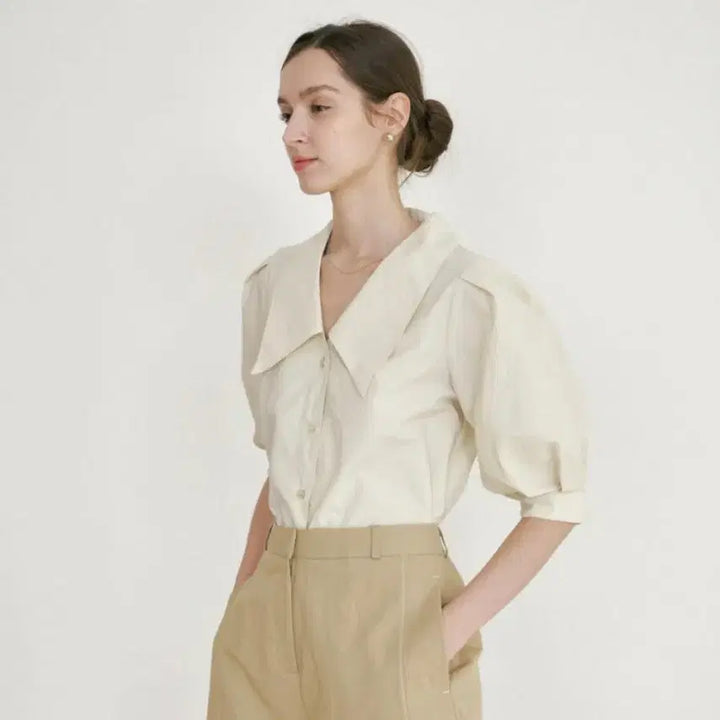 [BUNJANG] Ourcomos Puff Blouse / 아워코모스(Ourcomos) 퍼프블라우스 프리사이즈