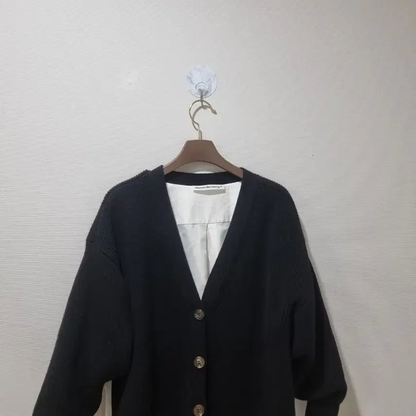 [BUNJANG] Alexander Wang T Layered Shirt Cardigan Navy/White XS / 알렉산더왕 T 레이어드 셔츠 가디건  (국내정품)