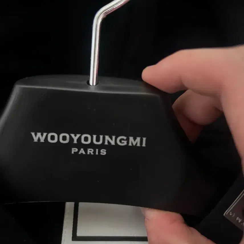 [BUNJANG] Wooyoungmi Back Logo Hooded Zip-Up Jacket / 우영미 백로고 후드집업
