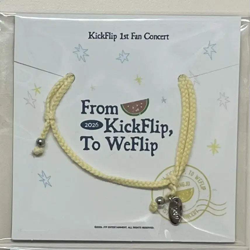 [BUNJANG] Kickflip Fancon Gwangju WeFlipZone Bracelet / 킥플립 광주 팬콘 위플립존 팔찌 양도