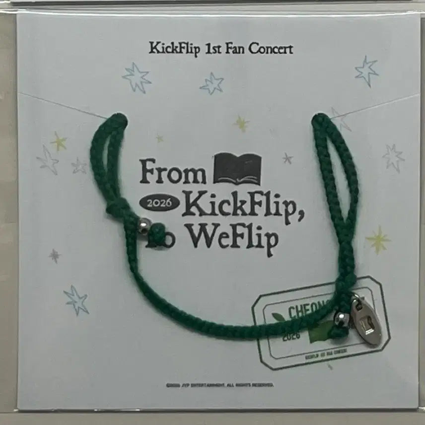 [BUNJANG] Kickflip Fan Concert WeFlipZone Bracelet / 킥플립 청주 팬콘 위플립존 팔찌 양도