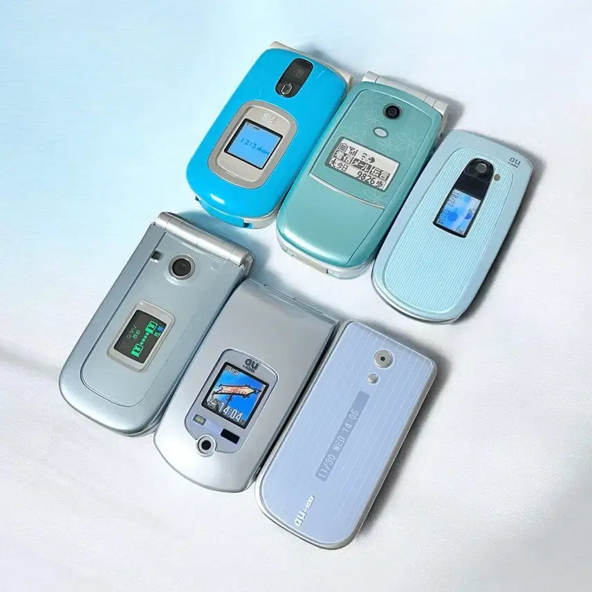 [BUNJANG] Docomo Rose Gold Mockup Flip Phone Y2K Pink / 민트 블루 목업폰 폴더폰 일본 도코모 핸드폰 휴대폰 모형폰 y2k