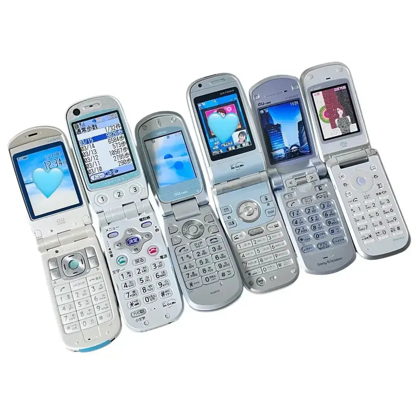 [BUNJANG] Docomo Rose Gold Mockup Flip Phone Y2K Pink / 민트 블루 목업폰 폴더폰 일본 도코모 핸드폰 휴대폰 모형폰 y2k